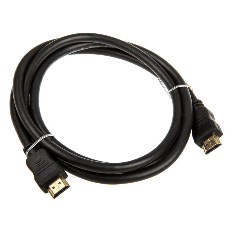 InLine 4K UHD HDMI-kabel HDMI 2.0 svart 1,5 m nærbilde av kontakt