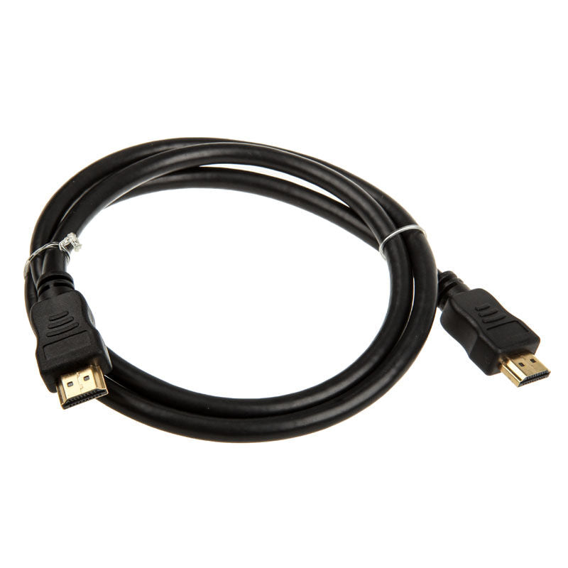 InLine 4K UHD HDMI-kabel svart 1 m bakside