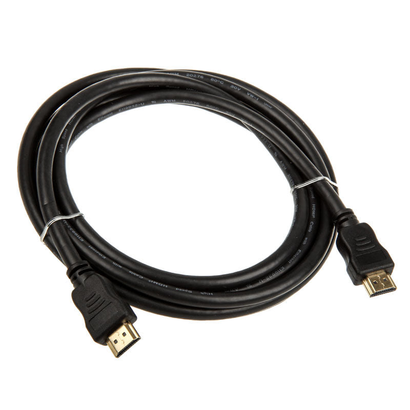 InLine 4K UHD HDMI-kabel svart 3 m bakside
