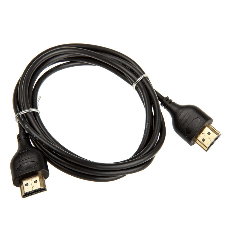 InLine 4K UHD Superslim HDMI-kabel svart 1,8 m bakside