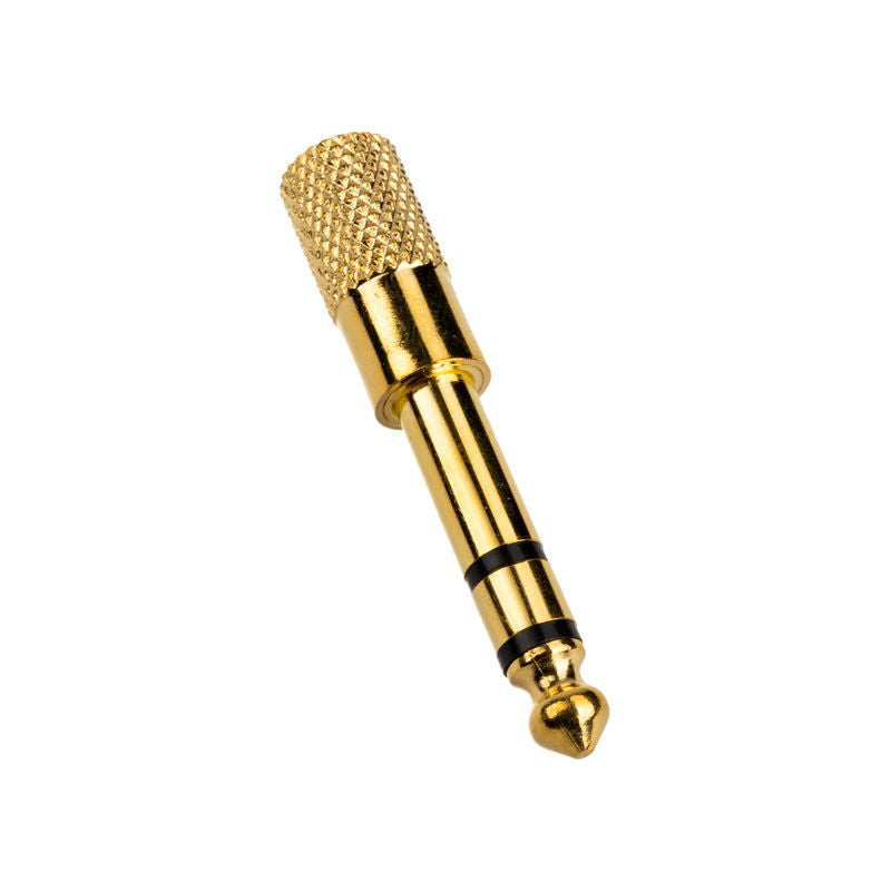 InLine audioadapter 6,3 mm jack hann til 3,5 mm hunn stereo forfra