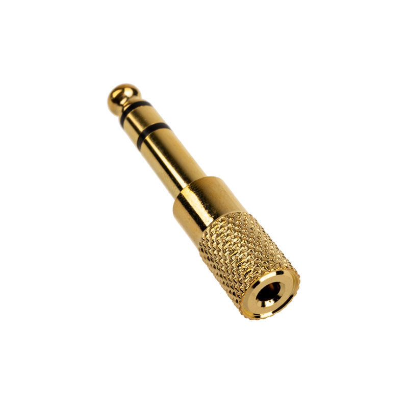 InLine audioadapter 6,3 mm jack hann til 3,5 mm hunn stereo bakside