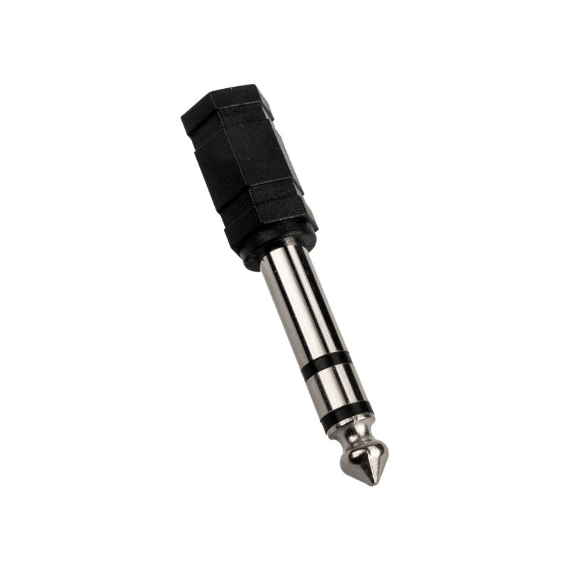 InLine audioadapter 6,3 mm jack hann til 3,5 mm hunn stereo detalj av kontakt