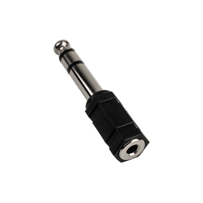 InLine audioadapter 6,3 mm jack hann til 3,5 mm hunn stereo montert på enhet