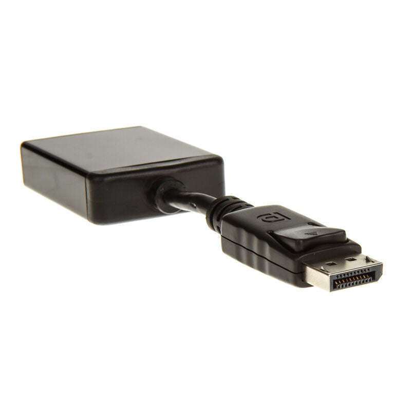 InLine DisplayPort til DVI-D adapter svart montert i enhet