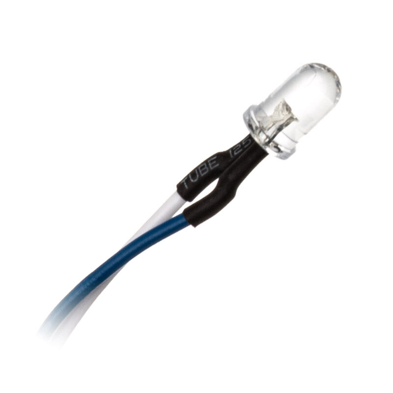 InLine HDD/Power-LED for hovedkort frontpanel blå 80 cm forfra