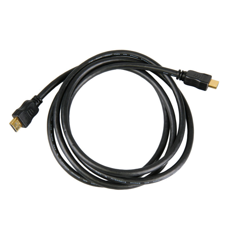 InLine HDMI-kabel High Speed med Ethernet svart 2 m bakside