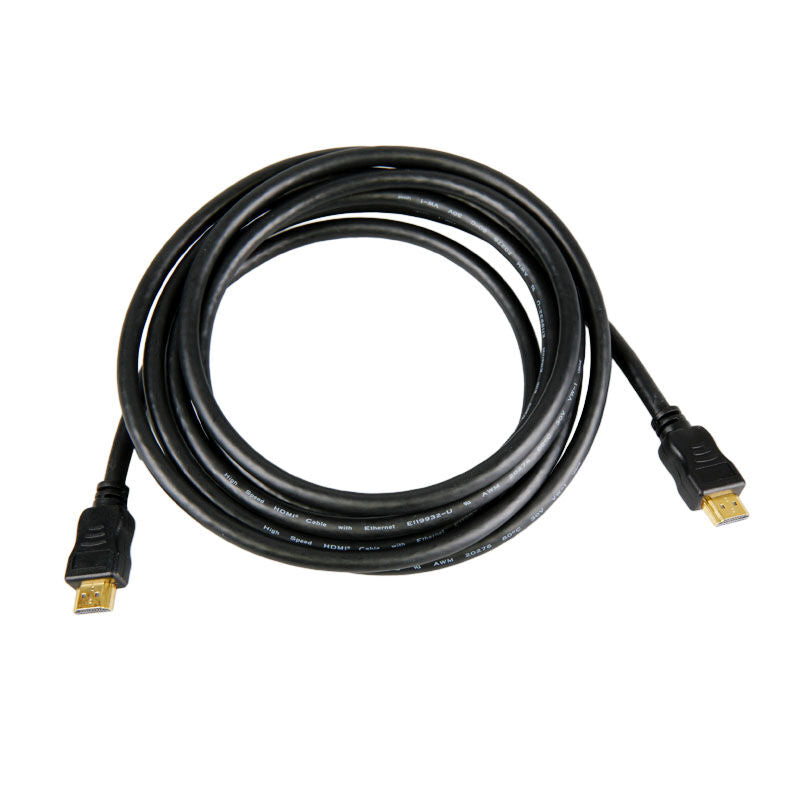 InLine HDMI-kabel High Speed med Ethernet svart 3 m bakside