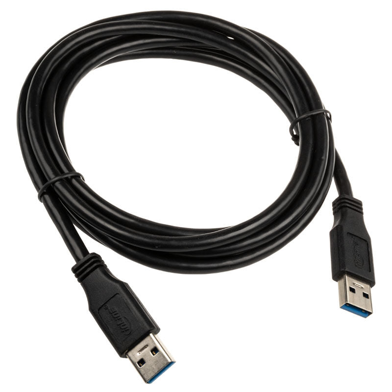 InLine USB 3.0 kabel A til A svart 2 m bakside