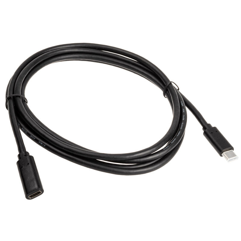 InLine USB 3.2 Gen 2 skjøtekabel USB-C svart 2 m bakside