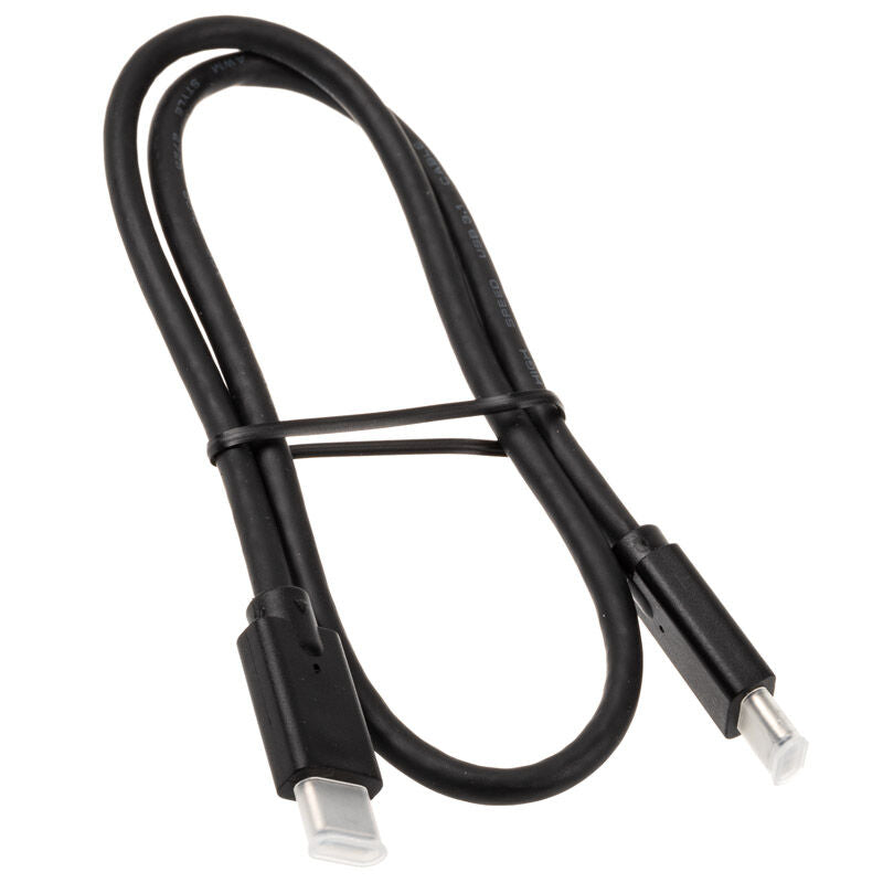 InLine USB 3.2 Gen.2 USB-C til USB-C kabel svart 0,5 m bakside