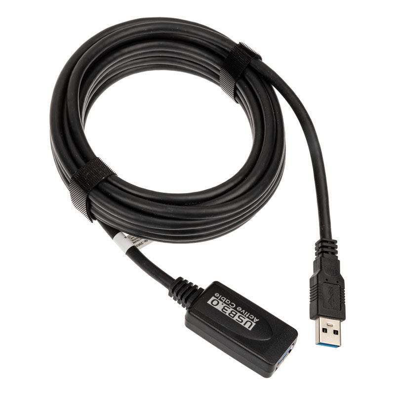 InLine USB-A 3.2 Gen.1 aktiv skjøtekabel USB-A svart 5 m bakside