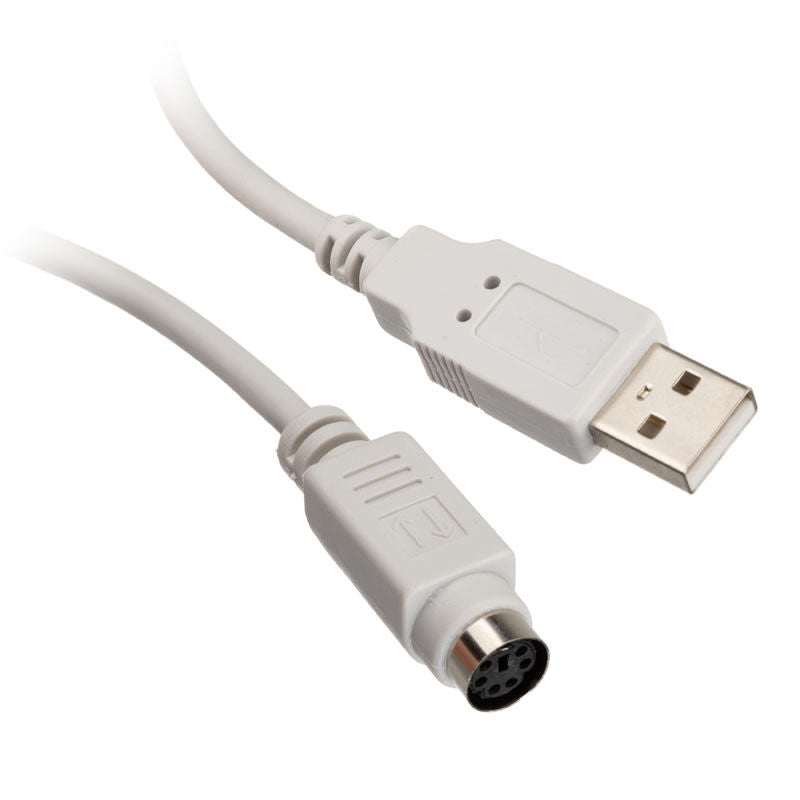 InLine USB A til PS/2 adapterkabel 0,2 m bakside