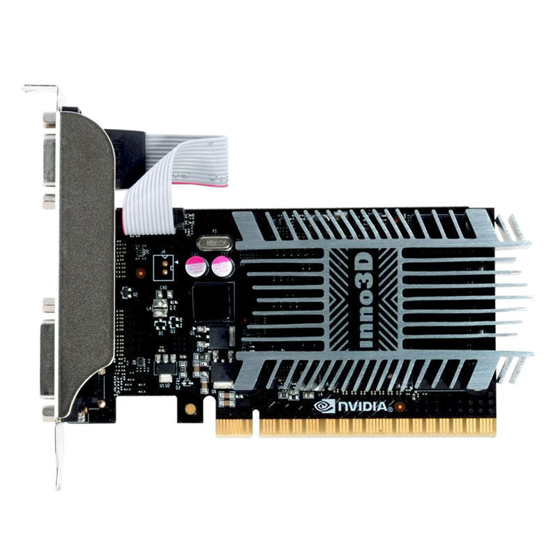 INNO3D GeForce GT 710 grafikkort 2 GB DDR3 Low Profile passiv bakside