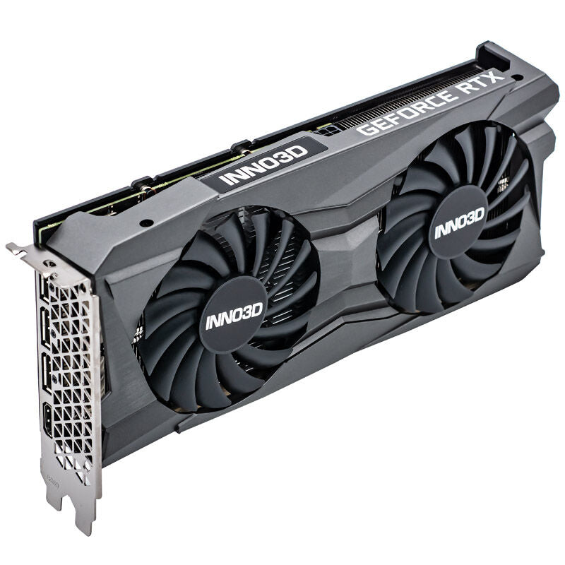 INNO3D GeForce RTX 3060 Twin X2 OC grafikkort montert i PC