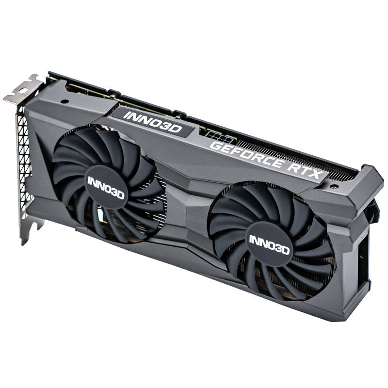 Visning av INNO3D GeForce RTX 3060 Twin X2 OC grafikkort ventilator