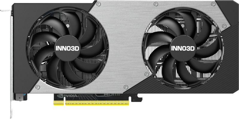 INNO3D GeForce RTX 5060 Ti Twin X2 grafikkort bakside