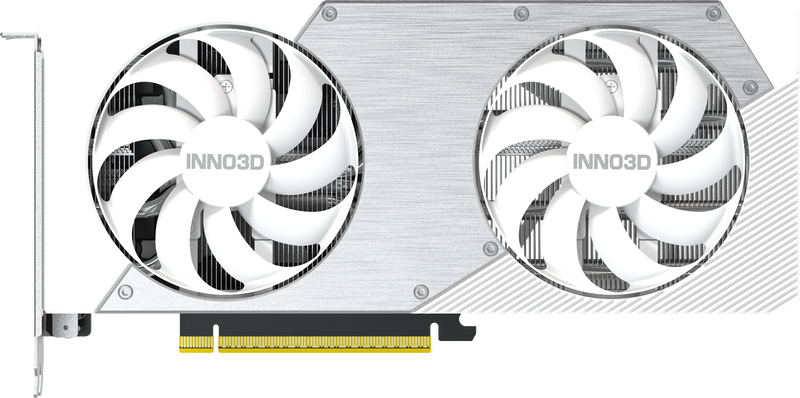 INNO3D GeForce RTX 5060 Ti Twin X2 OC White bakside