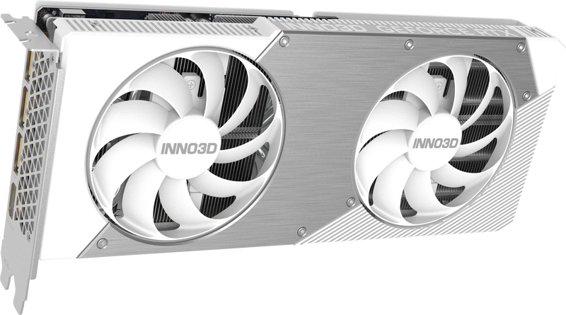 INNO3D GeForce RTX 5060 Ti Twin X2 OC White montert i PC