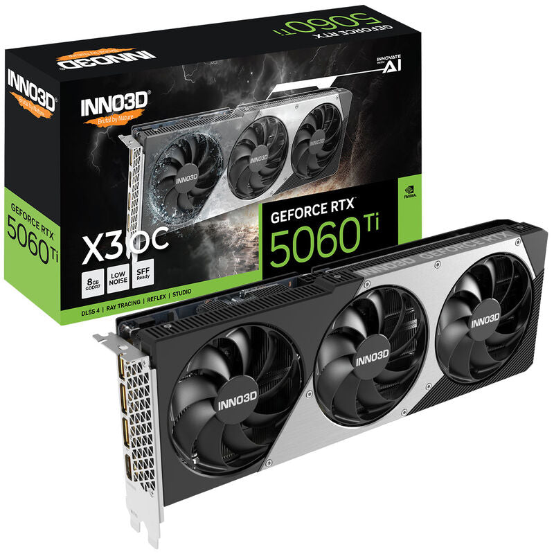 INNO3D GeForce RTX 5060 Ti X3 OC grafikkort forfra