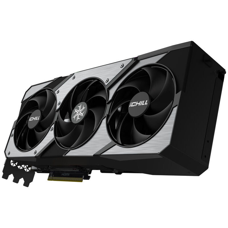 INNO3D GeForce RTX 5070 Ti iChill X3 med PCIe 16-pin strømkontakt
