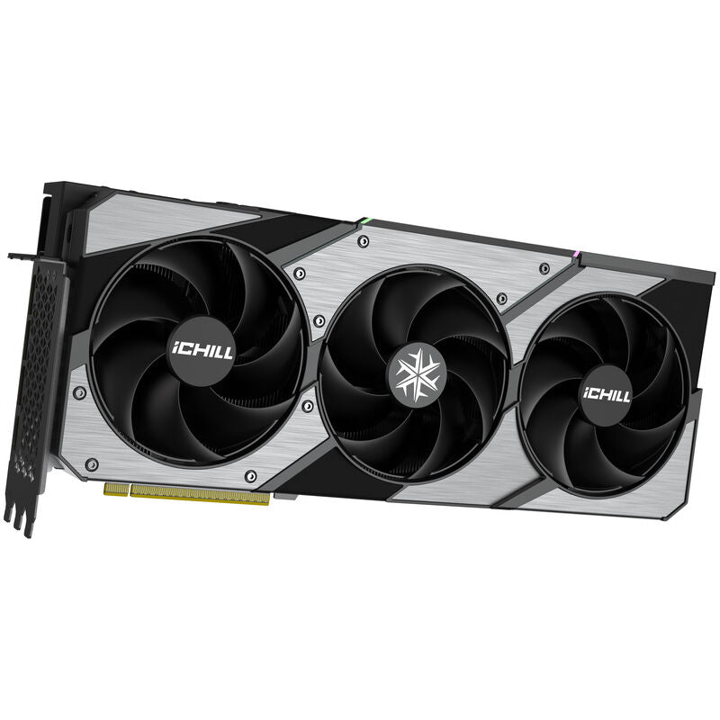 Sideprofil av INNO3D GeForce RTX 5070 Ti iChill X3 grafikkort