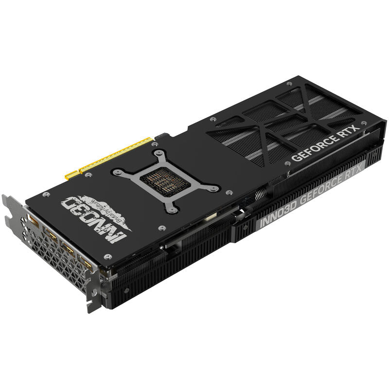 Nærbilde av kjøleribbe på INNO3D GeForce RTX 5070 X3 OC grafikkort