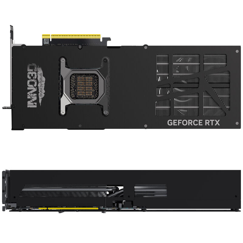 INNO3D GeForce RTX 5090 X3 OC grafikkort oversikt over viftene