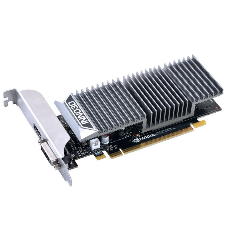 INNO3D GT 1030 0dB passiv grafikkort bakside