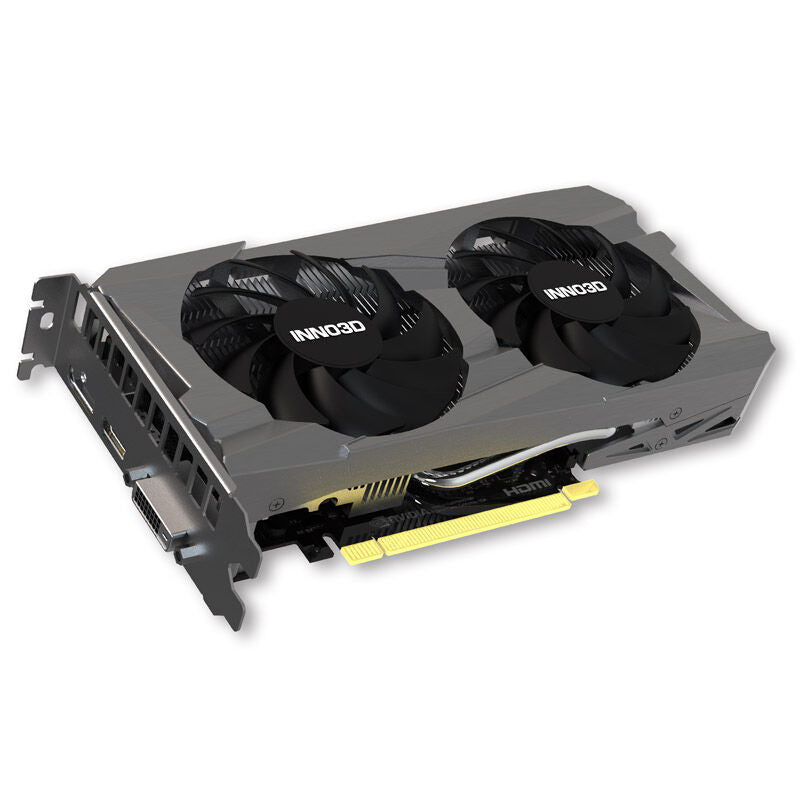 INNO3D RTX 3050 Twin X2 V2 grafikkort bakside