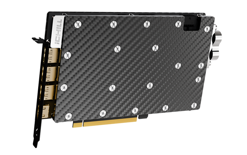 INNO3D RTX 5090 iCHILL Frostbite Pro grafikkort bakside