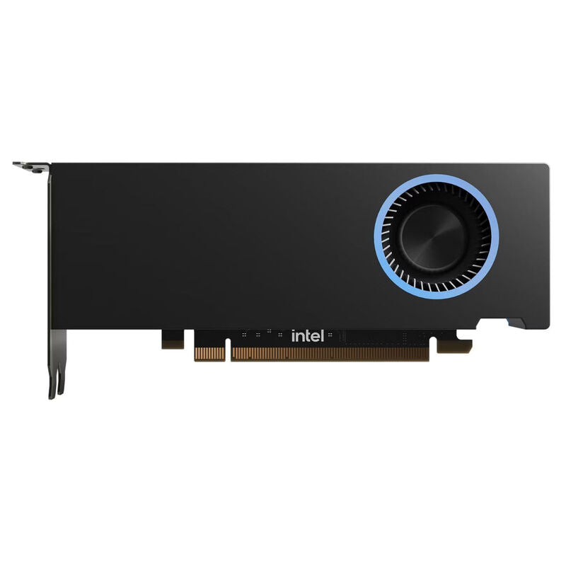Bakside av Intel Arc Pro B50 grafikkort 16 GB GDDR6 Xe2 workstation
