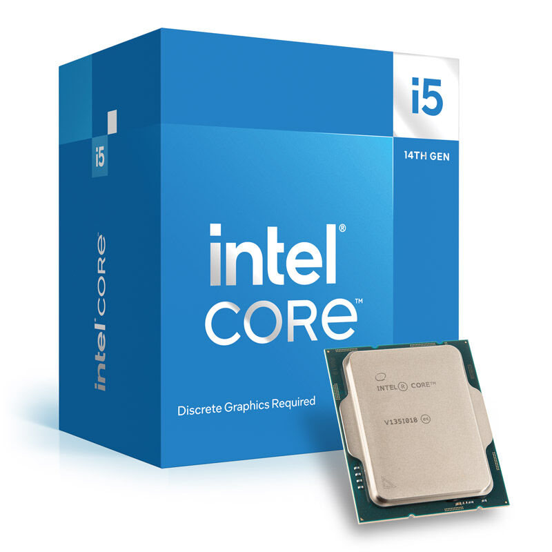 Intel Core i5-14400F prosessor forfra