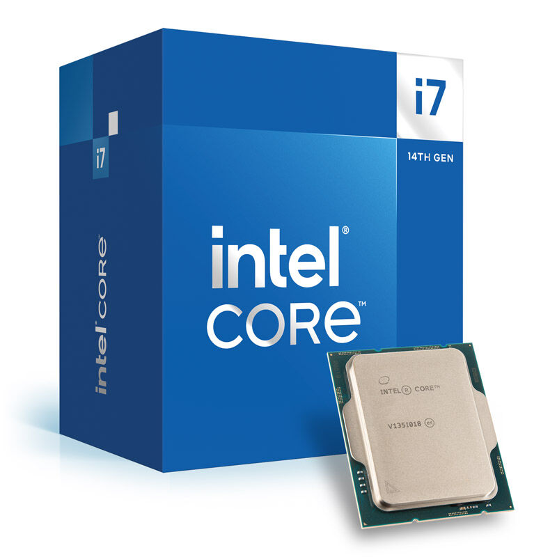 Intel Core i7-14700 prosessor forfra