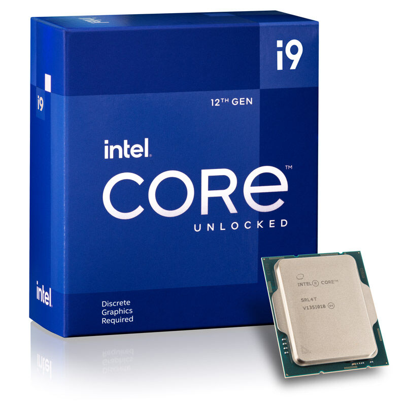 Intel Core i9-12900KF prosessor forfra