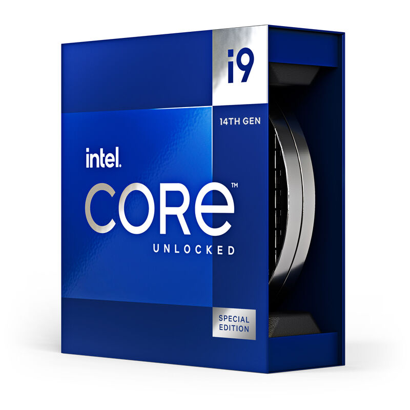 Nærbilde av Intel Core i9-14900KS prosessor