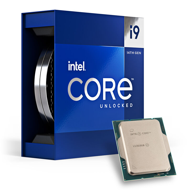 Intel Core i9-14900KS prosessor forfra