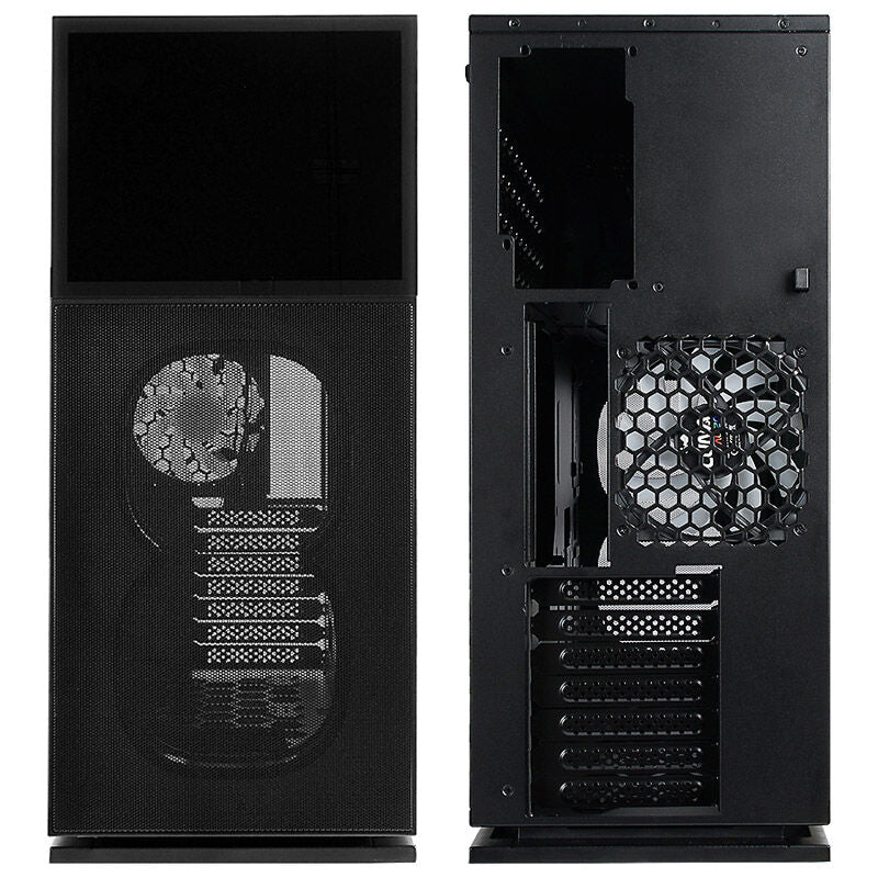 InWin 515 kabinett midtårn E-ATX herdet glass svart ventilasjon