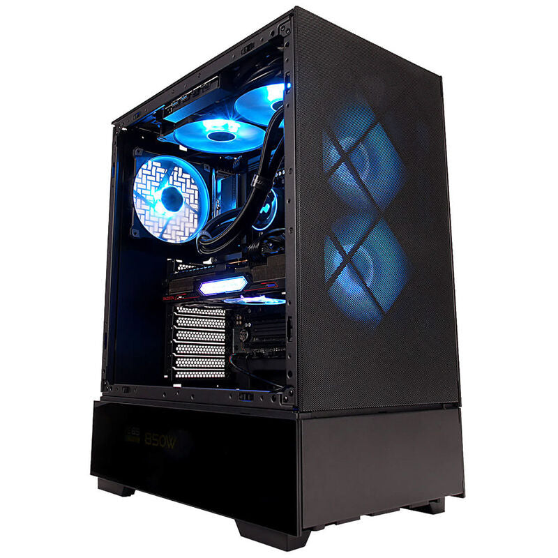 InWin Modfree Base kabinett bakside svart med ventilasjon