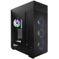 InWin Modfree Deluxe kabinett fulltårn herdet glass E-ATX svart forfra