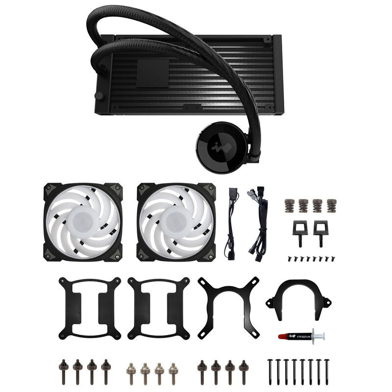 InWin MR24 ARGB AIO vannkjøling 240 mm svart med ARGB-belysning