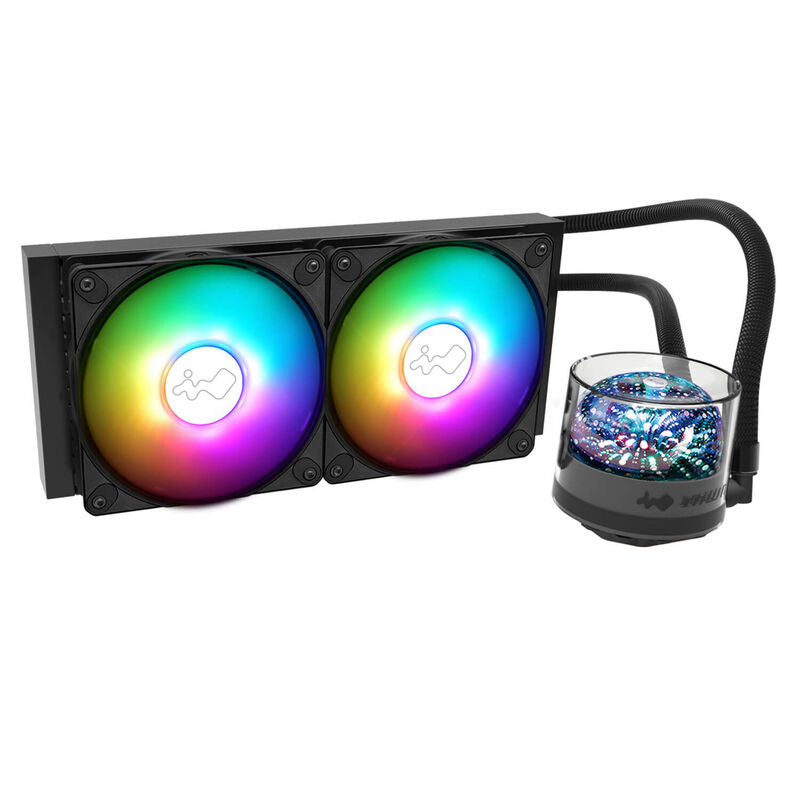 InWin NR24 ARGB AIO vannkjøling 240 mm svart bakside