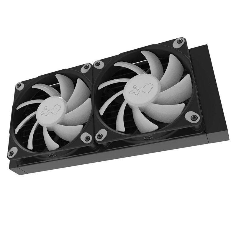 InWin NR24 ARGB AIO vannkjøling 240 mm svart radiator og slanger