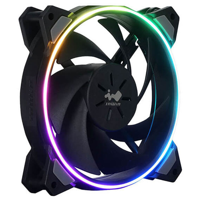 InWin Sirius Loop RGB PWM vifte 3-pakk bakside