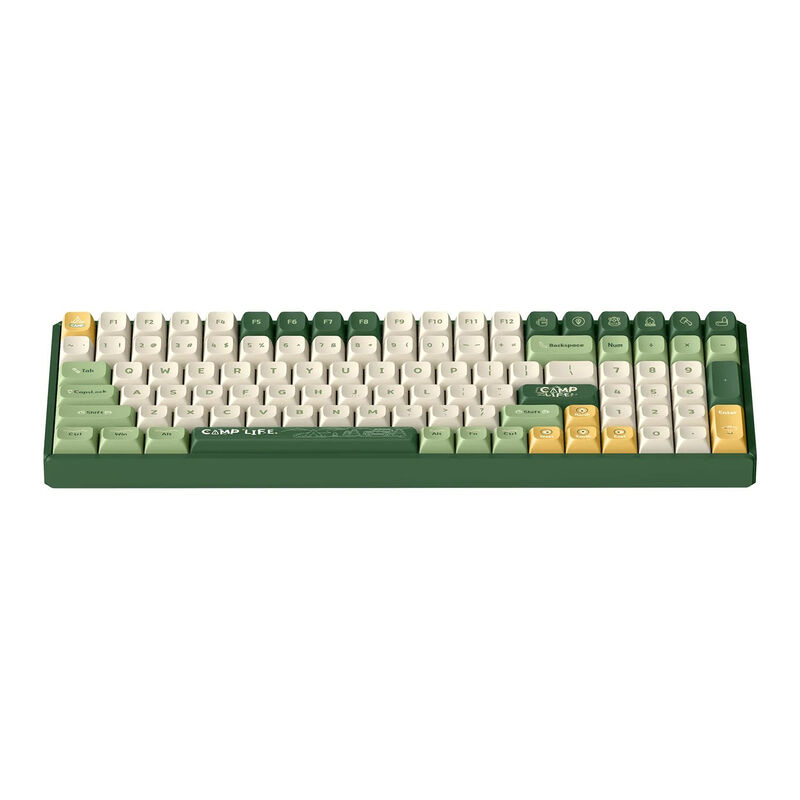 IQUNIX F97 Camping trådløs mekanisk gamingtastatur bakside
