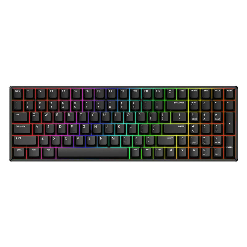 IQUNIX F97 Dark Side trådløs mekanisk gamingtastatur forfra