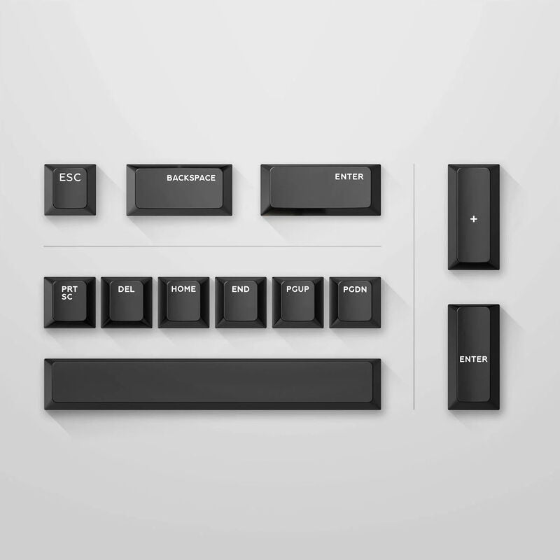 IQUNIX F97 Dark Side tastatur og medfølgende USB-C kabel