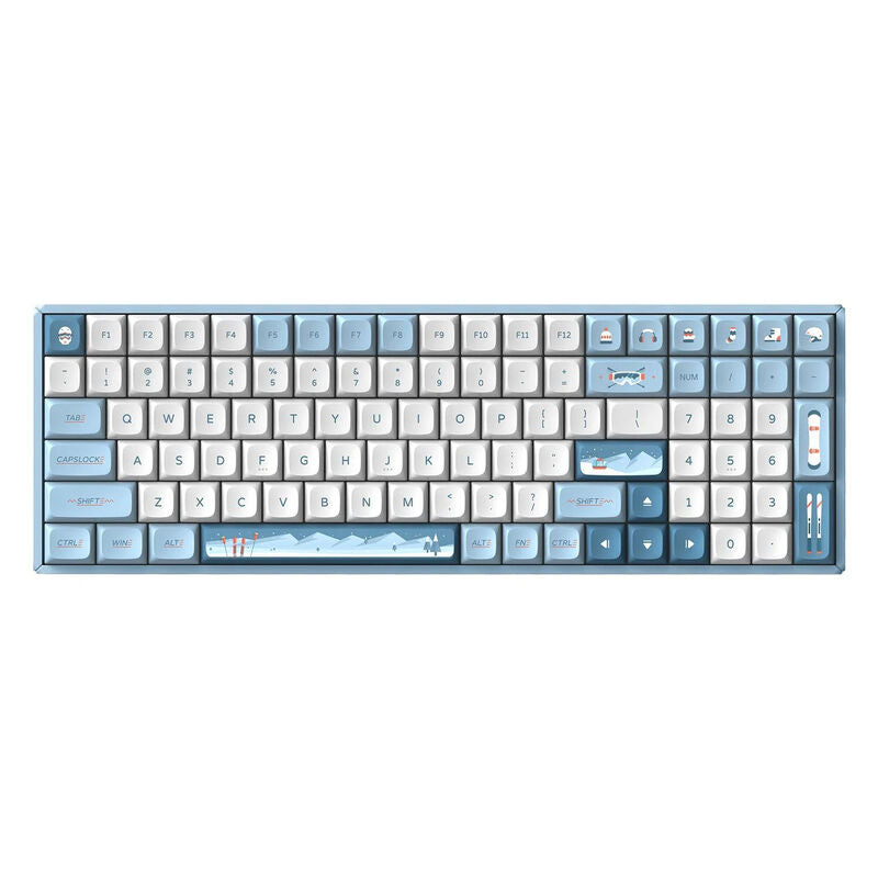 IQUNIX F97 Wintertide trådløs mekanisk gamingtastatur forfra