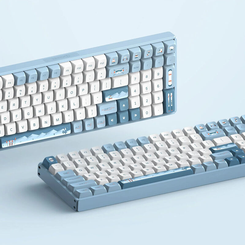 Sideprofil av IQUNIX F97 Wintertide mekanisk tastatur