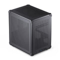 Jonsbo C6 kabinett minitårn Micro-ATX mesh svart forfra